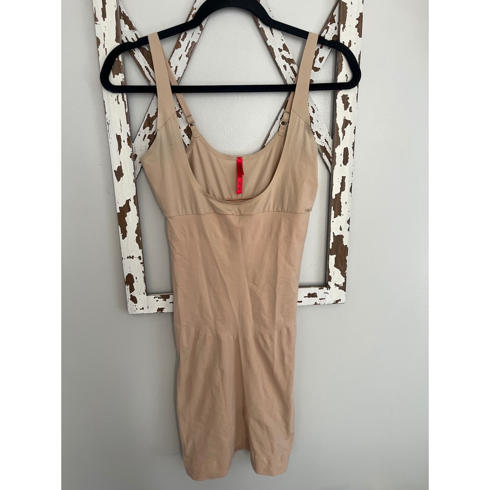 Spanx Shapewear Open Bust Slip Small Natural Size XL